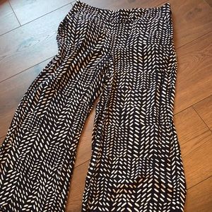 The Loft wide leg cropped trousers size 2